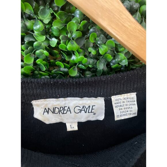 Vintage Andrea Gayle Shoulder Pads Sweater, women’s Size L - Picture 3 of 4